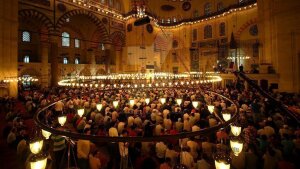 Eid al-Fitr Gebet in Istanbul